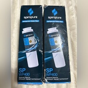 Spiropure Refrigerator Water Filter SPWP400 Bundle of 2 NEW